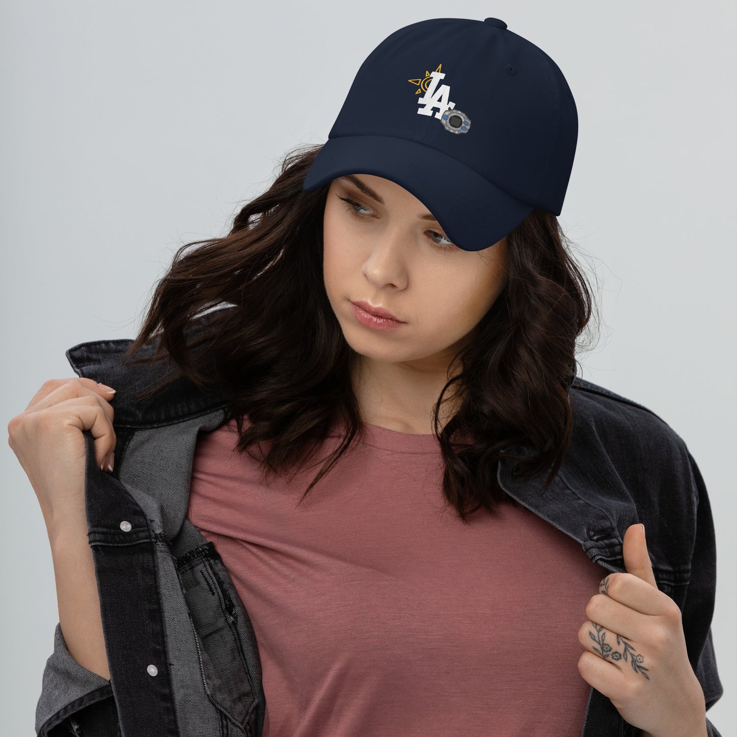 Baseball Digital Monster Dad Hat | Anime Baseball Cap | Y2K Streetwear | Otaku Fan Gift | Embroidered Anime Cap
