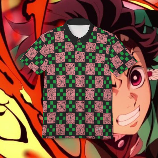 Slayer Kimono 2 Unisex Polo Shirt, Stylish Summer Wear, Casual Polo, Gift for Him/Her, Weekend Outing Top, Vibrant Fashion