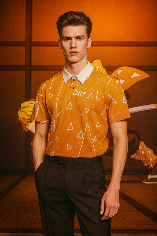 Slayer Kimono 4 Unisex Polo Shirt, Stylish Summer Wear, Casual Polo, Gift for Him/Her, Weekend Outing Top, Vibrant Fashion