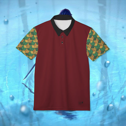 Slayer Gi Kimono Unisex Polo Shirt, Stylish Summer Wear, Casual Polo, Gift for Him/Her, Weekend Outing Top, Vibrant Fashion
