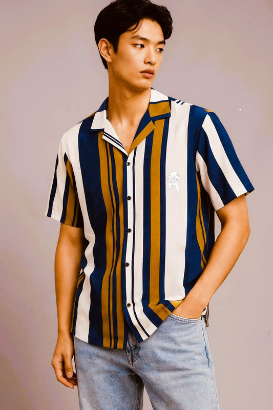 Prince V Men's Dress Shirt - Vibrant Tropical Style, Summer Wardrobe Essential, Casual Beachwear, Men's Fashion, Perfect Gift for [...]